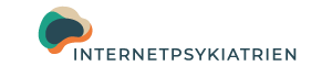 Internetpsykiatriens logo bestående af organiske former